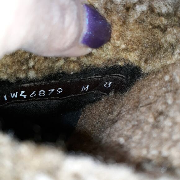 Stuart Weitzman‎ Brown Suede Fur Lined Mules 8M - Picture 9 of 13